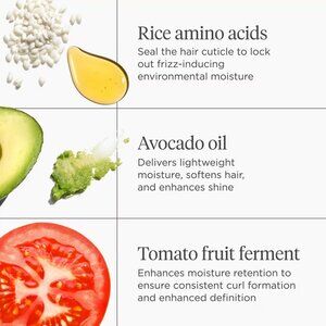 NEW✅BRIOGEO Curl Charisma Rice Amino + Avocado Leave-In Defining Creme